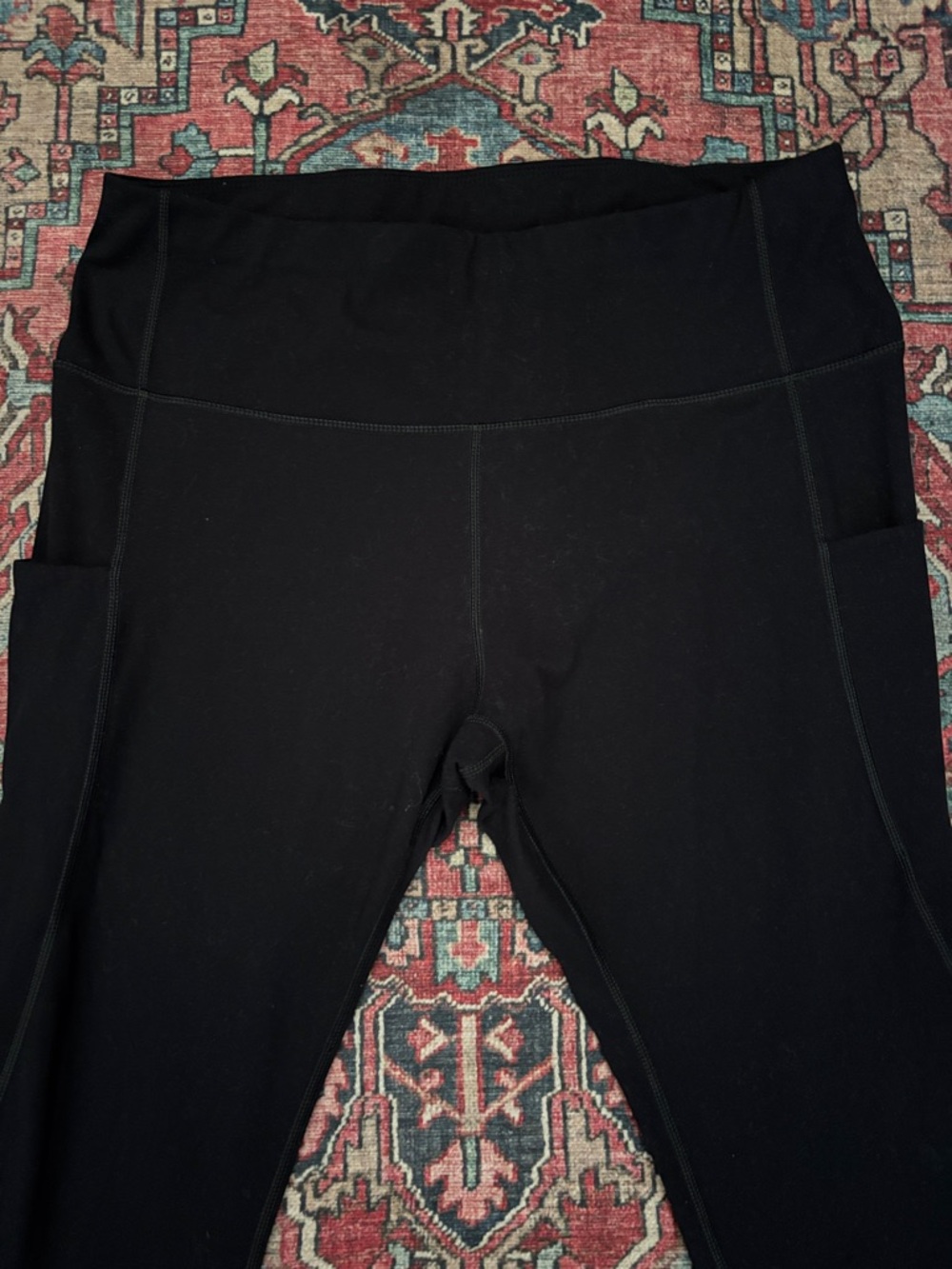 Phisockat Sz XXL Black High-Waist Leggings - Picture 3 of 6